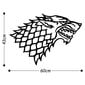 Metallinen ripustettava koriste Game Of Thrones, 60 x 43 cm hinta ja tiedot | Sisustustuotteet | hobbyhall.fi