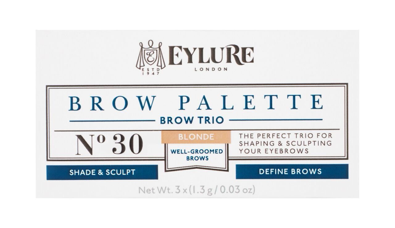 Kulmaväripaletti Eylure Brow Palette 3 x 1,3 g hinta ja tiedot | Silmämeikit | hobbyhall.fi