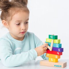 Kehittävä puupeli Kello, Cubika hinta ja tiedot | Cubika Lapset | hobbyhall.fi