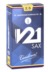 Vandoren V21 SR8025 No. Kieli sopraanosaksofonille 2,5 hinta ja tiedot | Soittimien lisätarvikkeet | hobbyhall.fi