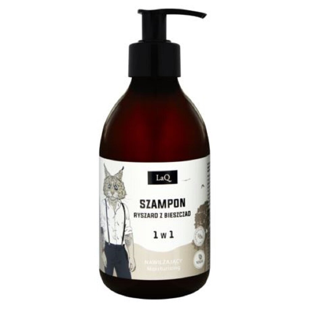 Miesten kosteuttava shampoo LaQ 1in1 Ryszard z Bieszczad, 300 ml hinta ja tiedot | Shampoot | hobbyhall.fi