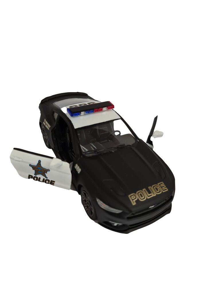 Metallinen poliisimalliauto Ford Mustang 1:36, 2124 hinta ja tiedot | Poikien lelut | hobbyhall.fi