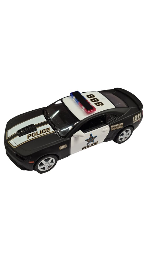 Chevrolet Camaro metallinen poliisimalliauto 1:38, 2032 hinta ja tiedot | Poikien lelut | hobbyhall.fi