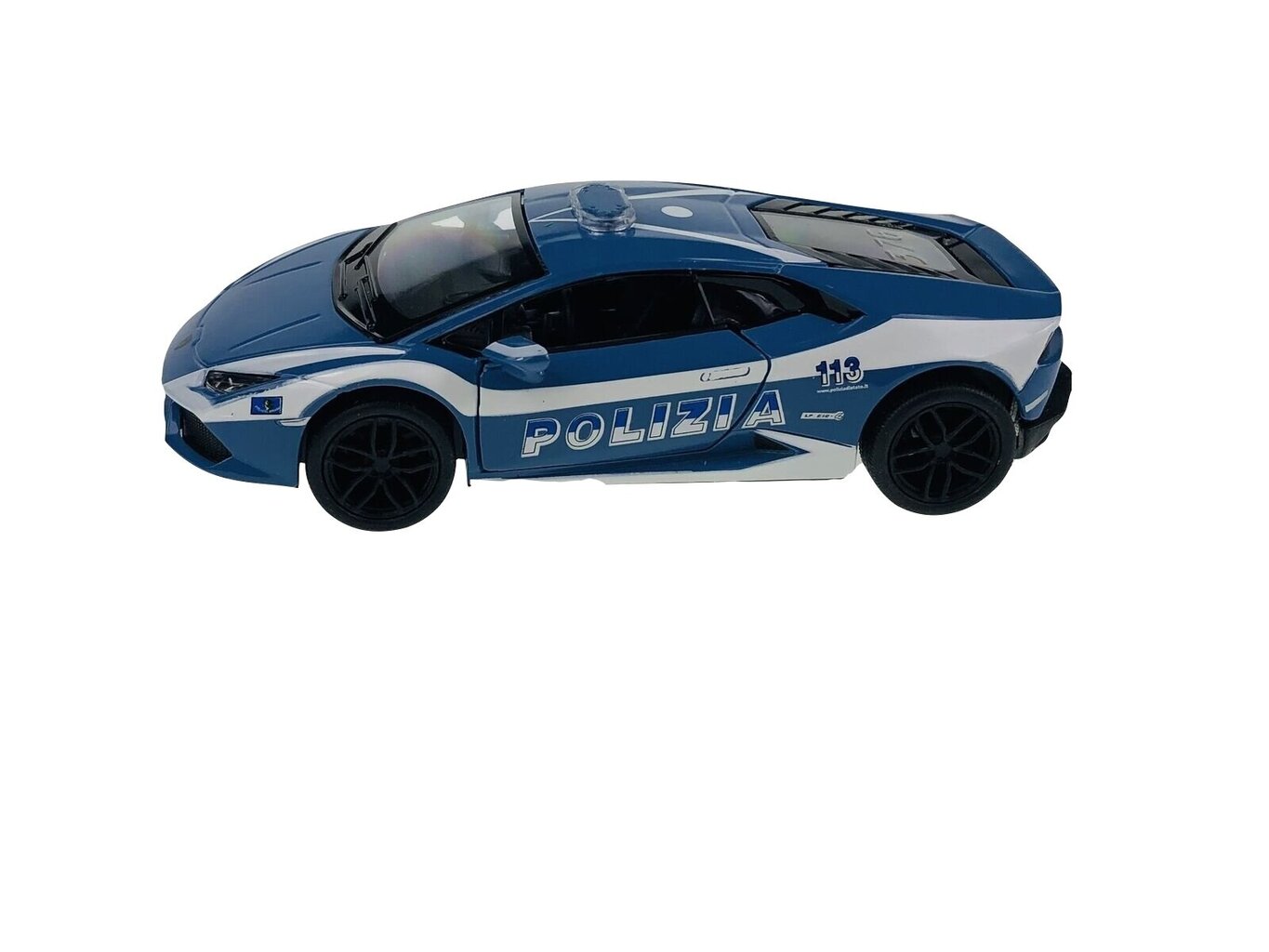 Metallinen poliisimalliauto Lamborghini Huracan LP610-4 1:36, 1981 hinta ja tiedot | Poikien lelut | hobbyhall.fi