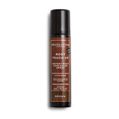 Revolution Haircare Root Touch Up Instant Root Concealer Spray - uusiutuvien ja harmaiden hiusten peittämiseen 75 ml Ruskea #5a2d21 hinta ja tiedot | Hiusvärit | hobbyhall.fi