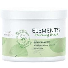 Palauttava naamio Wella Elements Renewing Mask 500ml hinta ja tiedot | Hiusnaamiot, öljyt ja seerumit | hobbyhall.fi