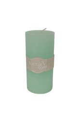 Sylinterimäinen kynttilä Boltze lights, vaaleanvihreä, 15 x 7 cm hinta ja tiedot | Kynttilät ja kynttilänjalat | hobbyhall.fi