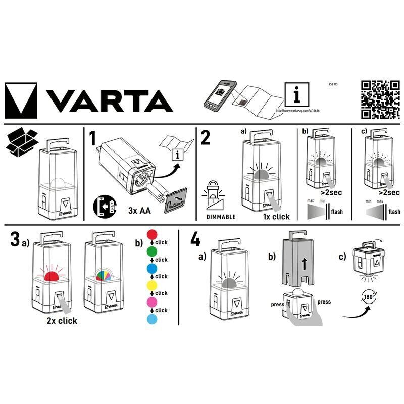 Taskulamppu Varta L10 Camping hinta ja tiedot | Taskulamput ja valonheittimet | hobbyhall.fi