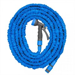 Bradas Trick Hose -puutarhaletku, venyvä, sis. kastelupistoolin, 15 - 45 m, sininen hinta ja tiedot | Puutarhaletkut, kastelukannut ja muut kastelutarvikkeet | hobbyhall.fi