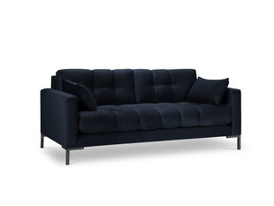 Micadoni Home Mamaia 2S -sohva, 152 x 92 x 78 cm, kangas, tummansininen / musta hinta ja tiedot | Sohvat ja vuodesohvat | hobbyhall.fi