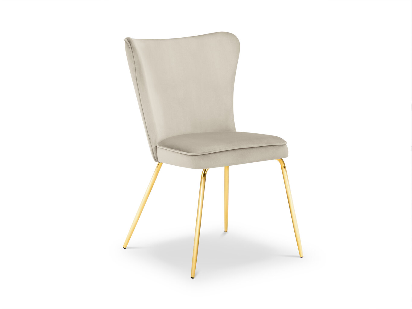 Micadoni Home Ari -tuoli, 54 x 60 x 88 cm, beige hinta ja tiedot | Ruokapöydän tuolit | hobbyhall.fi