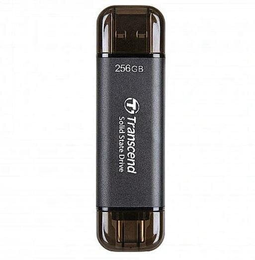 Transcend ESD310C 256 GB USB-A/Type-C hinta ja tiedot | Muistitikut | hobbyhall.fi