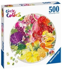 Fruits and vegetables Ravensburger Puzzle Circle.500p 17169 hinta ja tiedot | Palapelit | hobbyhall.fi