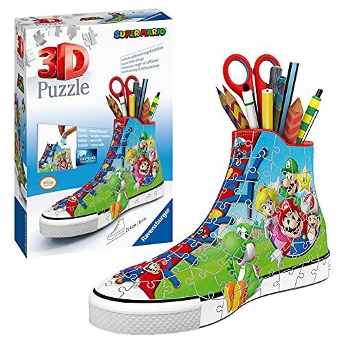 Ravensburger Super Mario Brothers Shoe 3D - 108 kappaletta hinta ja tiedot | Palapelit | hobbyhall.fi