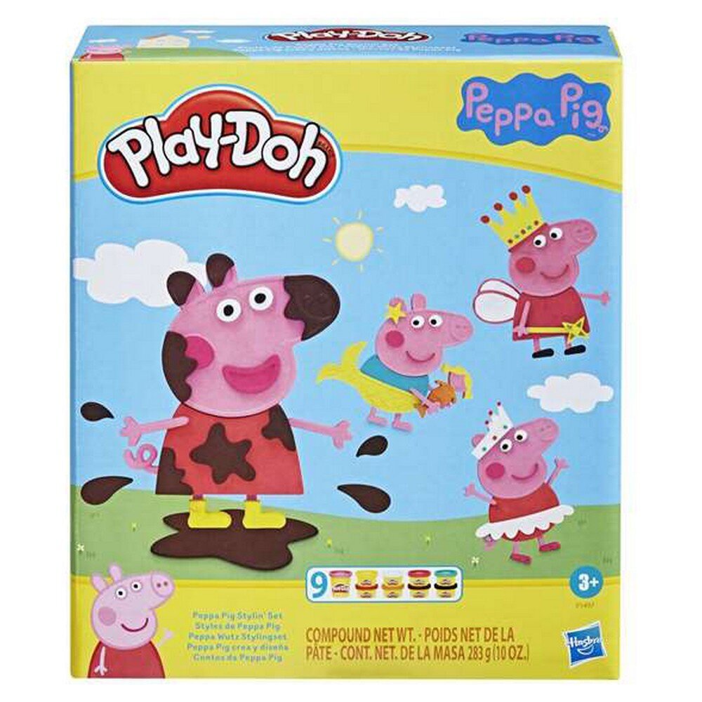 Play-Doh muovailuvaha Hasbro Peppa Pig (Pipsa Possu) Stylin -setti x 9 hinta ja tiedot | Kehittävät lelut | hobbyhall.fi