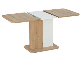 Signal Meble Next pöytä, ruskea/valkoinen hinta ja tiedot | Ruokapöydät | hobbyhall.fi