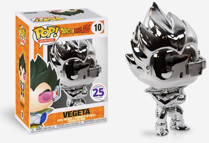 Funko POP! Dragon ball Vegeta Villian Chrome Exclusive