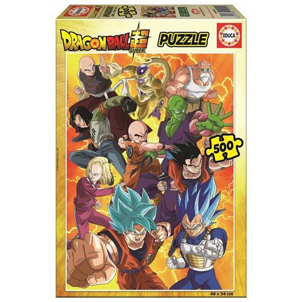 Educa Dragon Ball Super -palapeli (500 kpl) hinta ja tiedot | Palapelit | hobbyhall.fi