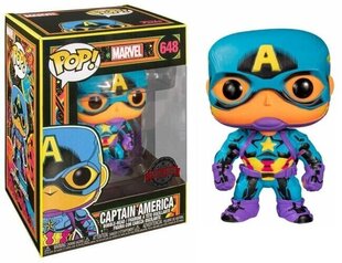 Funko POP! Marvel Black -sarjan Captain america Exclusive hinta ja tiedot | Pelien oheistuotteet | hobbyhall.fi