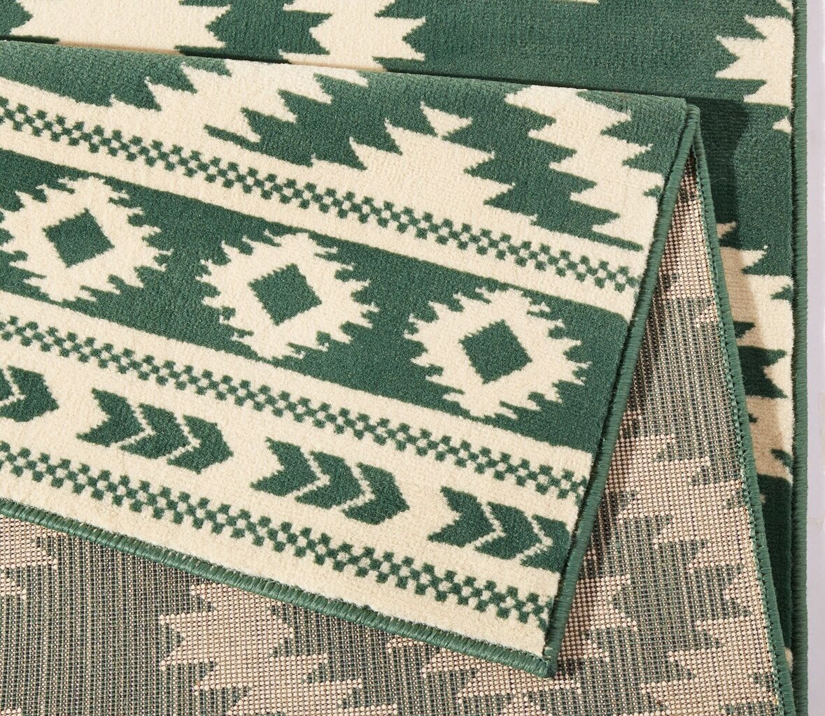 Hanse Home Ethno Green matto, 80x200 cm hinta ja tiedot | Isot matot | hobbyhall.fi