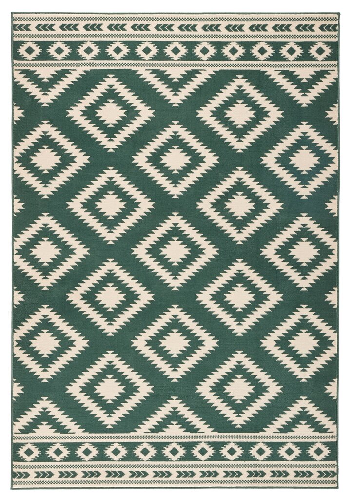 Hanse Home Ethno Green matto, 160x230 cm hinta ja tiedot | Isot matot | hobbyhall.fi