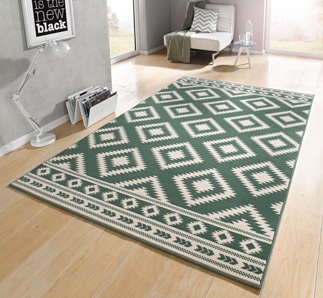 Hanse Home Ethno Green matto, 120x170 cm hinta ja tiedot | Isot matot | hobbyhall.fi