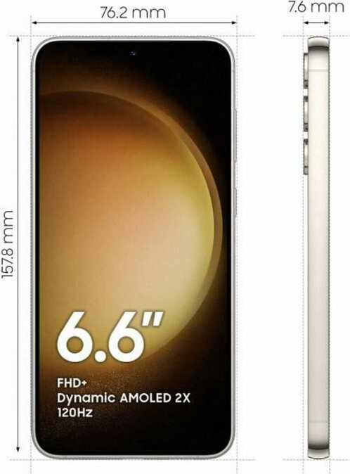 Samsung Galaxy S23+ 5G 8/512GB BEIGE SM-S916BZEGEUB hinta ja tiedot | Matkapuhelimet | hobbyhall.fi