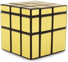 Älypeli Rubikin kuutio 3x3, peilipinta, kullanvärinen hinta ja tiedot | Lautapelit ja älypelit | hobbyhall.fi