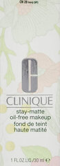 Clinique Stay Matte Oil Free Makeup 06 Ivory 30ml hinta ja tiedot | Meikkivoiteet ja puuterit | hobbyhall.fi