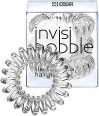 Invisibobble The Traceless Hair Ring -hiuslenkki, 3 kpl, Crystal Clear hinta ja tiedot | Invisibobble Hajuvedet ja kosmetiikka | hobbyhall.fi