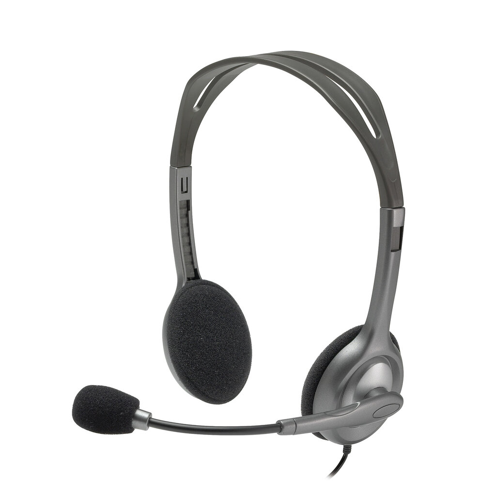 Logitech Stereo H110 Grey hinta ja tiedot | Kuulokkeet | hobbyhall.fi