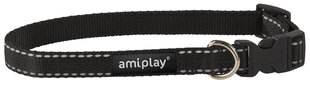 Amiplay säädettävä kaulapanta Reflective, XL, musta hinta ja tiedot | Koiran valjaat ja kaulapannat | hobbyhall.fi