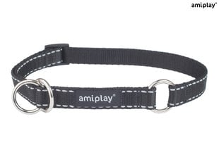 Kaulapanta Amiplay Reflective, L, musta hinta ja tiedot | Koiran valjaat ja kaulapannat | hobbyhall.fi