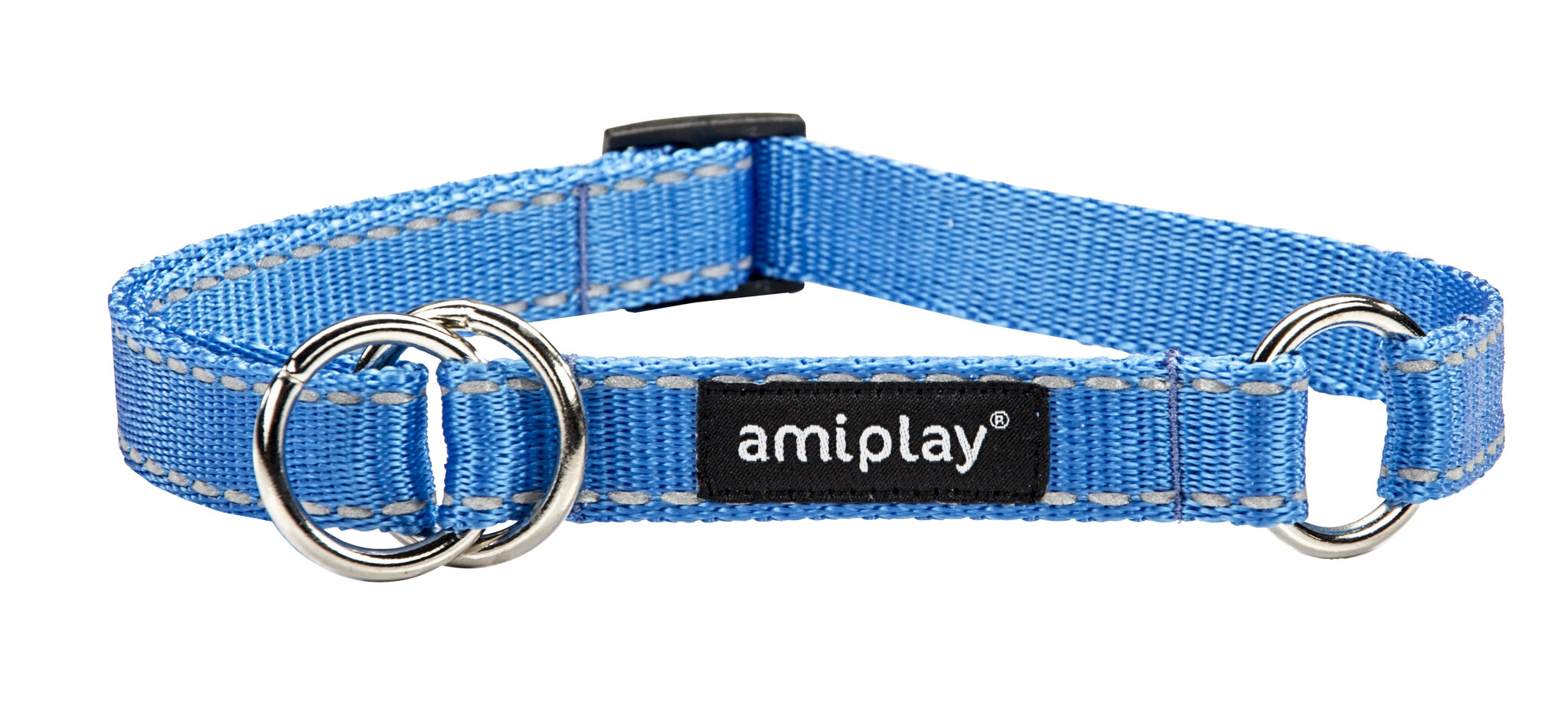 Kaulapanta Amiplay Reflective, XL, sininen hinta ja tiedot | Koiran valjaat ja kaulapannat | hobbyhall.fi