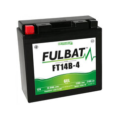 Fulbat GT14B-4, 12 Ah 210 12 V akku hinta ja tiedot | Moottoripyörien akut | hobbyhall.fi