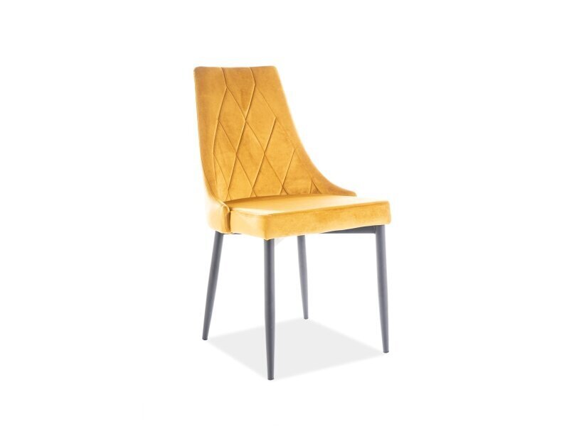 Signal Meble Trix B -tuolit, 4 kpl, keltainen hinta ja tiedot | Ruokapöydän tuolit | hobbyhall.fi