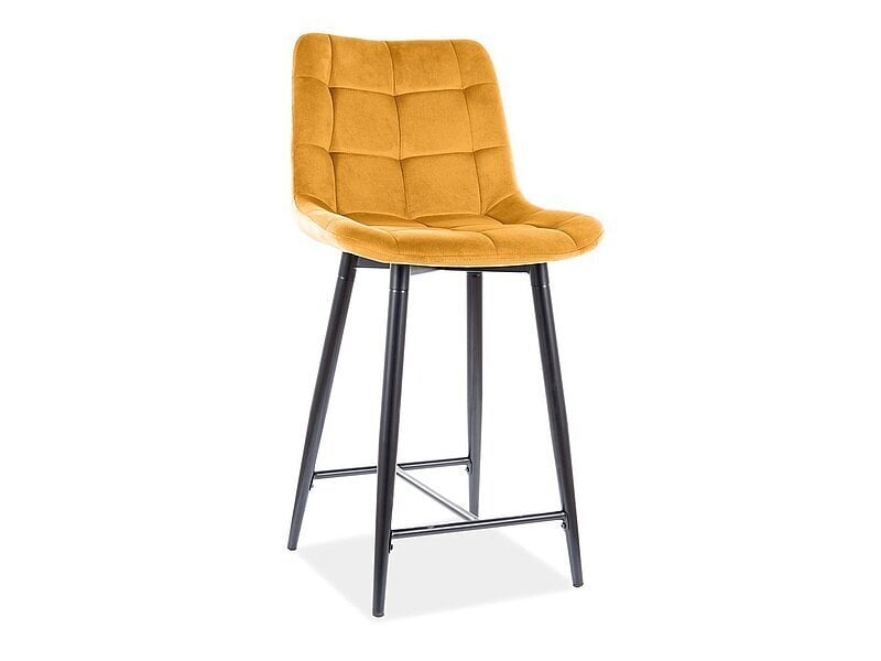 Signal Meble Chic -tuolit, 2 kpl, keltainen hinta ja tiedot | Ruokapöydän tuolit | hobbyhall.fi