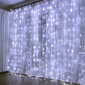 LIVMAN string verho, 300 LED 3x3 m, valkoinen hinta ja tiedot | Jouluvalot | hobbyhall.fi