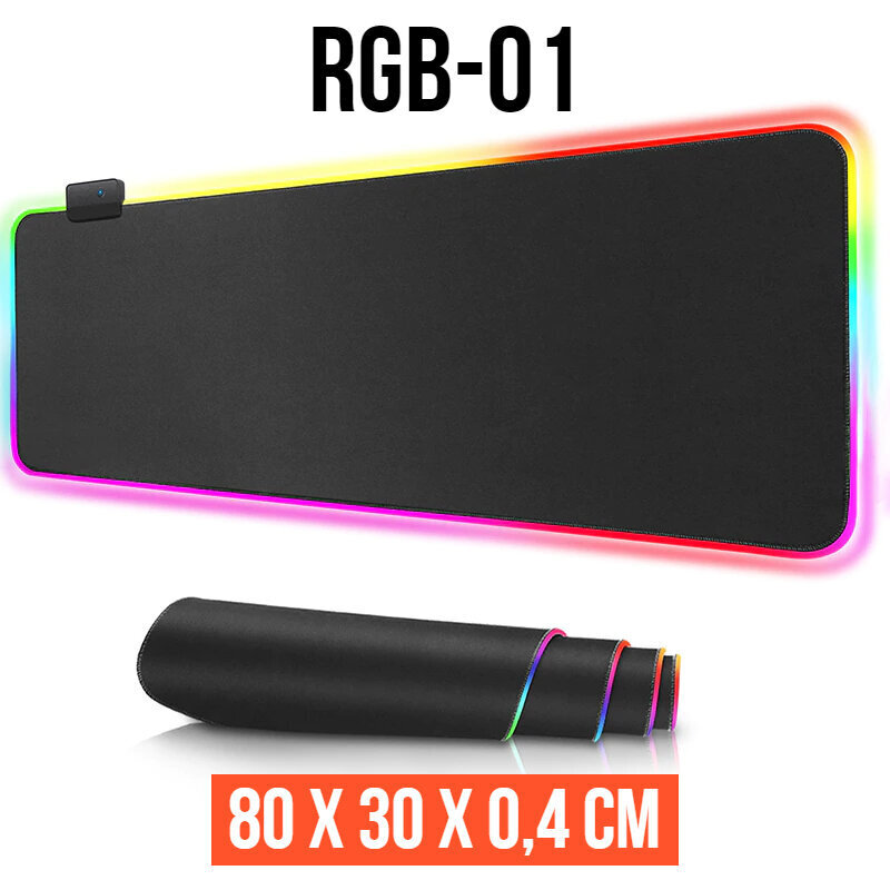 RGB-peltilevyt XL, RGB-01, 80x30 cm hinta ja tiedot | Hiiret | hobbyhall.fi