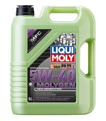 Synteettinen moottoriöljy, LIQUI MOLY MOLYGEN NEW GENERATION 5W 40, 5L hinta ja tiedot | Moottoriöljyt | hobbyhall.fi