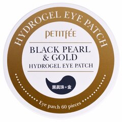 Silmänalusnaamio Petitfee Black Pearl & Gold Hydrogel Eye Patch 60 kpl hinta ja tiedot | Kasvonaamiot ja silmänalusaamiot | hobbyhall.fi