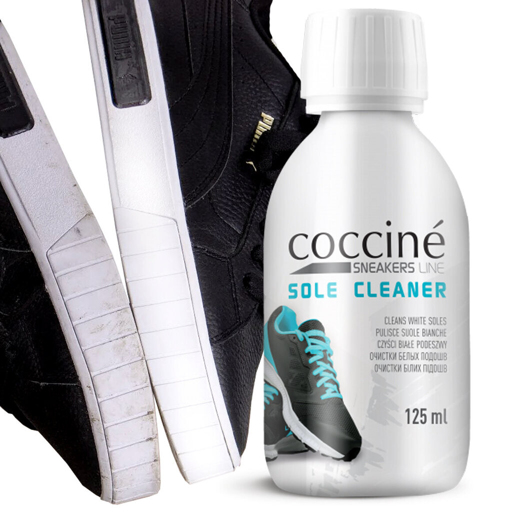 Kengän pohjien sivujen puhdistamiseen - Coccine Sole Cleaner, 125 ml hinta ja tiedot | Vaatteiden ja jalkineiden hoito | hobbyhall.fi