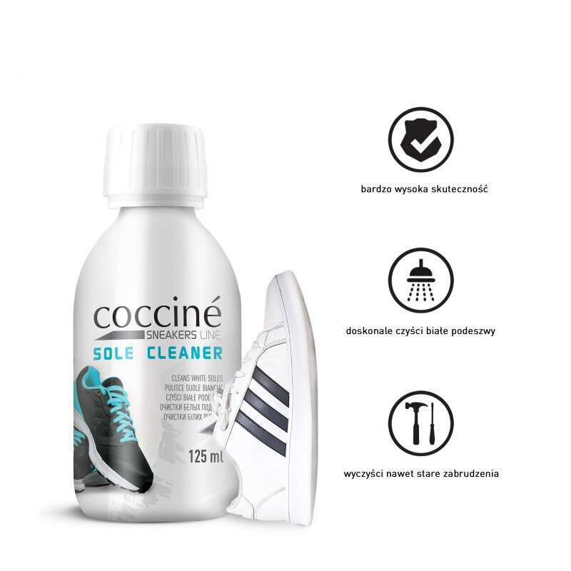 Kengän pohjien sivujen puhdistamiseen - Coccine Sole Cleaner, 125 ml hinta ja tiedot | Vaatteiden ja jalkineiden hoito | hobbyhall.fi