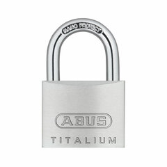 Avainriippulukko ABUS Titalium 64ti/20 Teräs Alumiini normaali (2 cm) hinta ja tiedot | Lukot | hobbyhall.fi