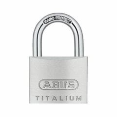 Avainriippulukko ABUS Titalium 64ti/25 Teräs Alumiini normaali (2,5 cm) hinta ja tiedot | Lukot | hobbyhall.fi
