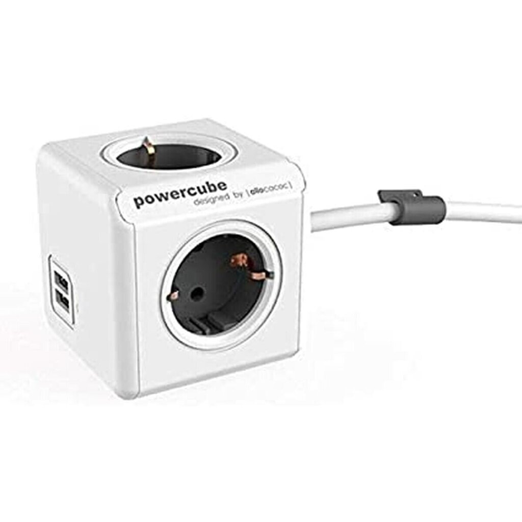 Jatkojohto Powercube 8400GY/ITEUPC 1,5 m hinta ja tiedot | Jatkojohdot ja kaapelikelat | hobbyhall.fi