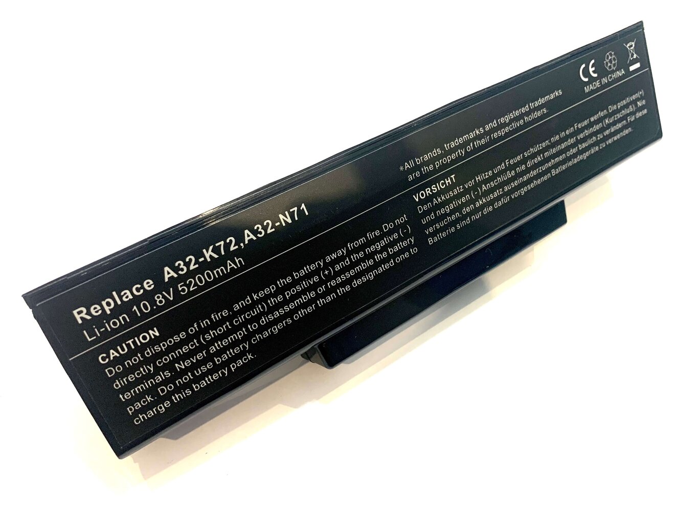 Asus akku A32-K72 5200 mAh hinta ja tiedot | Kannettavien tietokoneiden akut | hobbyhall.fi