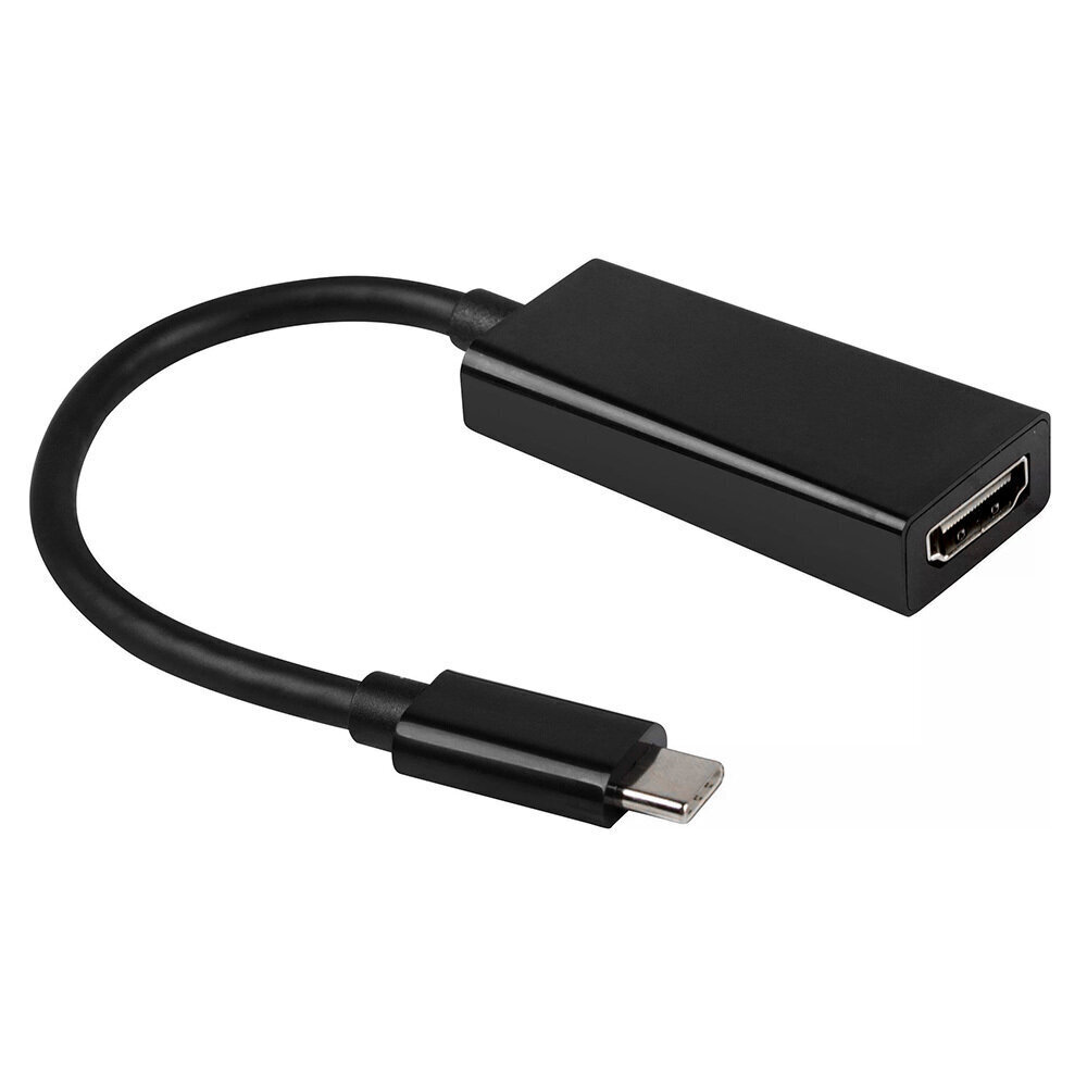 Sovitin - Type C - HDMI 4K*2K - 0,25 metriä musta hinta ja tiedot | Puhelinkaapelit | hobbyhall.fi
