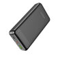 Borofone Power Bank 20000mAh BJ19A Incredible - USB 3.0 + Type C - PD 20W QC 3.0 18W musta hinta ja tiedot | Varavirtalähteet | hobbyhall.fi