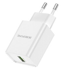 Borofone Seinälaturi BN5 Jingrui - USB - QC 3.0 18W valkoinen hinta ja tiedot | Borofone Puhelimet, älylaitteet ja kamerat | hobbyhall.fi